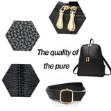 Leather Pendant Backpack