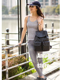 Women's Tan Leather Backpack