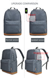 Grey Canvas Backpack