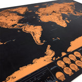 World Scratch Map - High Quality