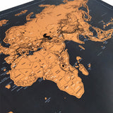 World Scratch Map - High Quality