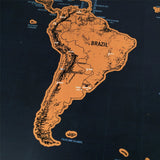 World Scratch Map - High Quality