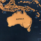 World Scratch Map - High Quality