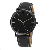 Timeless Face Leather Watch