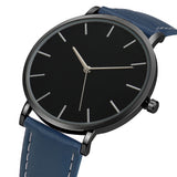 Timeless Face Leather Watch