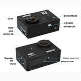 Ultra HD 4K Waterproof Action Camera