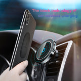 Wireless Magnetic Car Phone Charger