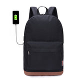 Grey Canvas Backpack