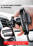 Baseus Qi Fast Wireless Car Charging Mount Holder
