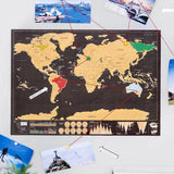 World Scratch Map - High Quality