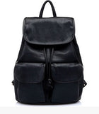 Women's Tan Leather Backpack