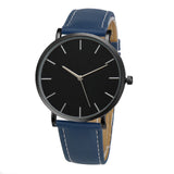 Timeless Face Leather Watch